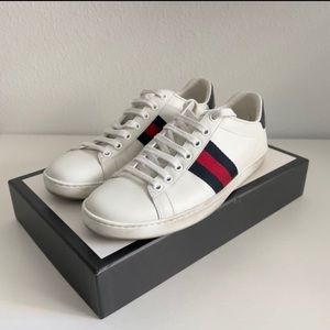 Gucci Ace Leather Sneakers